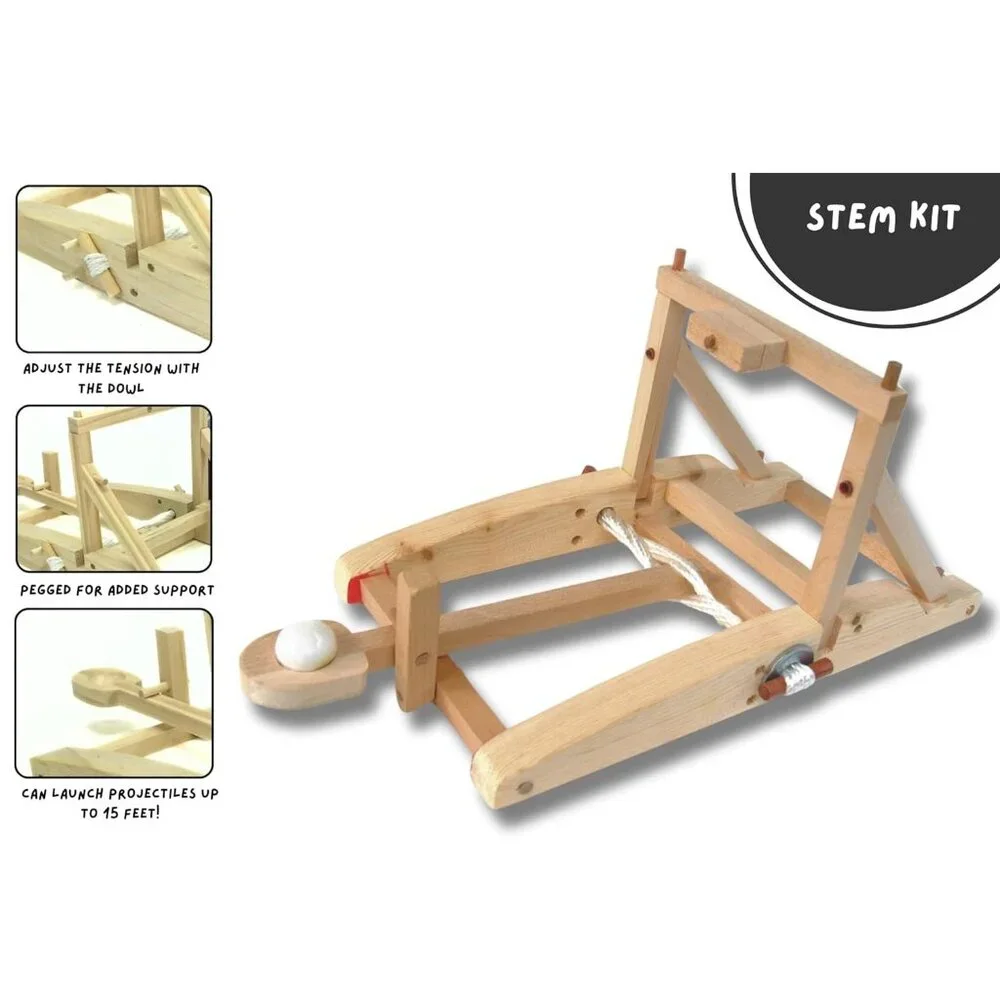 NEW Pathfinders Medieval Catapult Trebuchet Siege Engine Catapult Building Set K